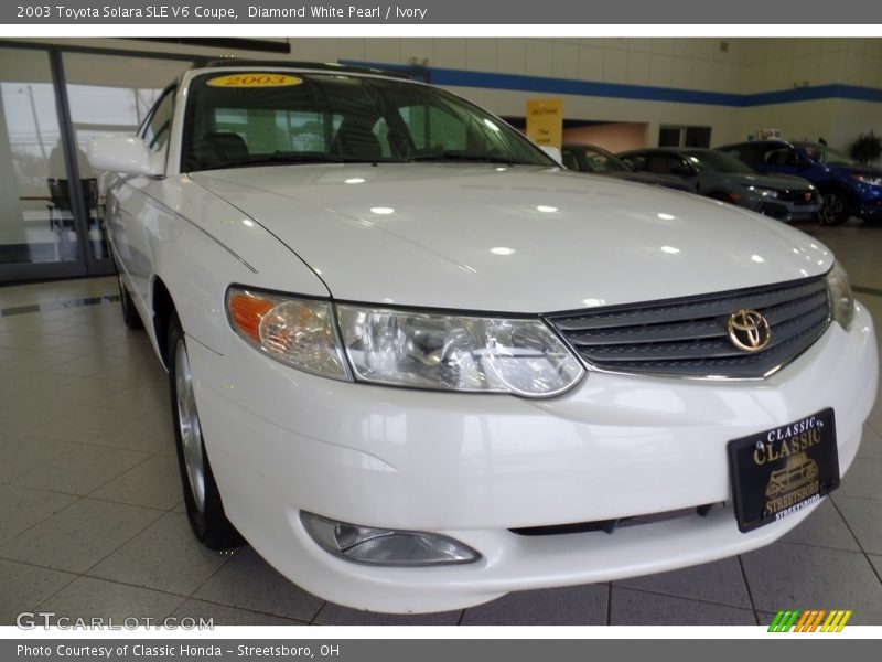 Diamond White Pearl / Ivory 2003 Toyota Solara SLE V6 Coupe
