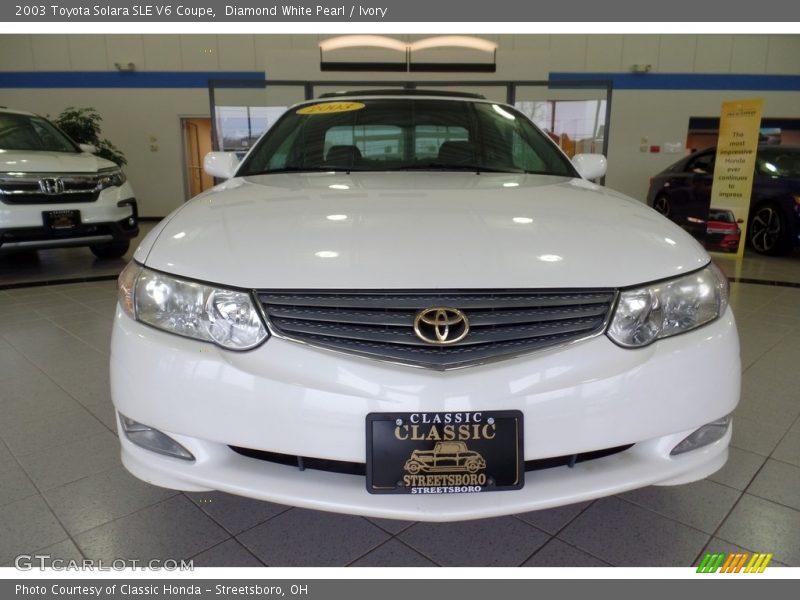 Diamond White Pearl / Ivory 2003 Toyota Solara SLE V6 Coupe