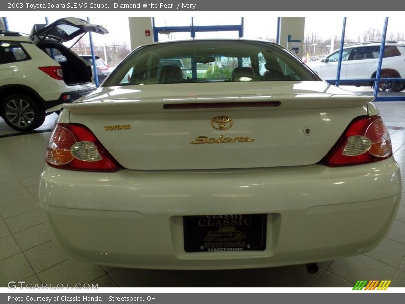 Diamond White Pearl / Ivory 2003 Toyota Solara SLE V6 Coupe
