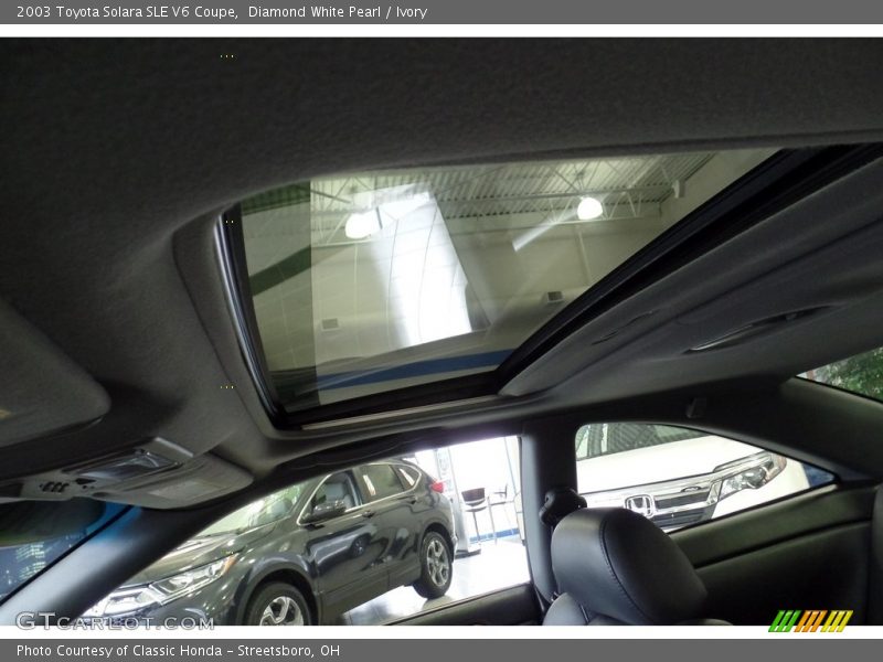 Diamond White Pearl / Ivory 2003 Toyota Solara SLE V6 Coupe
