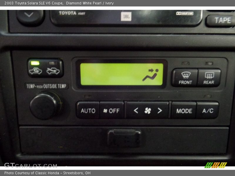 Diamond White Pearl / Ivory 2003 Toyota Solara SLE V6 Coupe