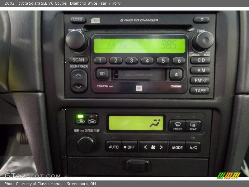 Diamond White Pearl / Ivory 2003 Toyota Solara SLE V6 Coupe