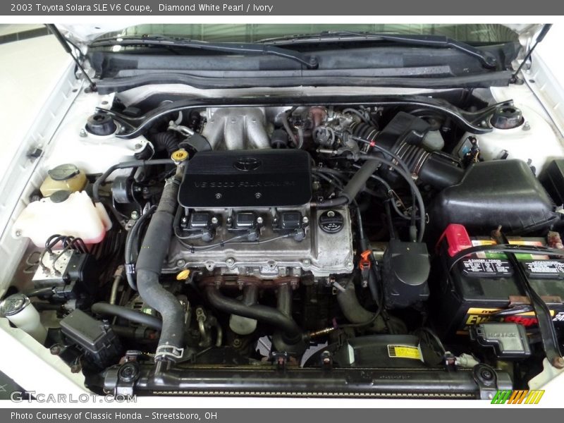 Diamond White Pearl / Ivory 2003 Toyota Solara SLE V6 Coupe