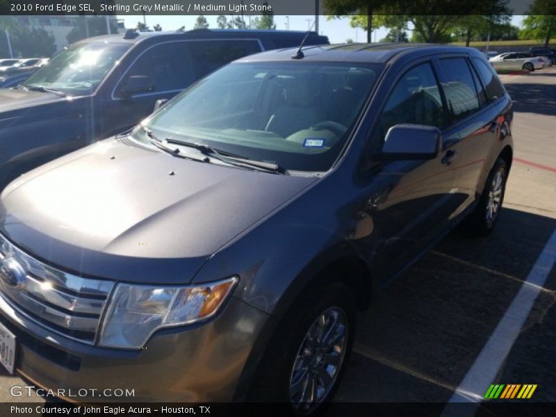 Sterling Grey Metallic / Medium Light Stone 2010 Ford Edge SEL