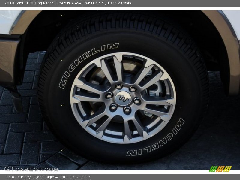 White Gold / Dark Marsala 2018 Ford F150 King Ranch SuperCrew 4x4