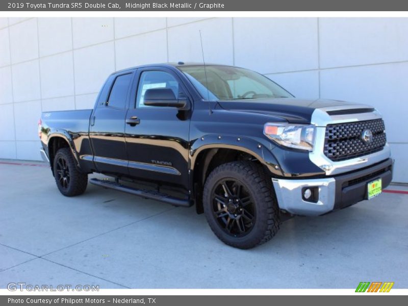 Midnight Black Metallic / Graphite 2019 Toyota Tundra SR5 Double Cab