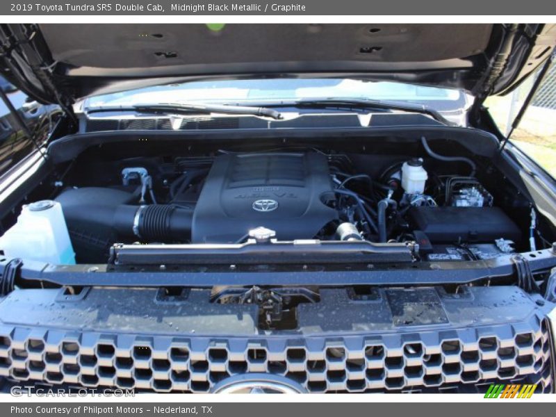 Midnight Black Metallic / Graphite 2019 Toyota Tundra SR5 Double Cab