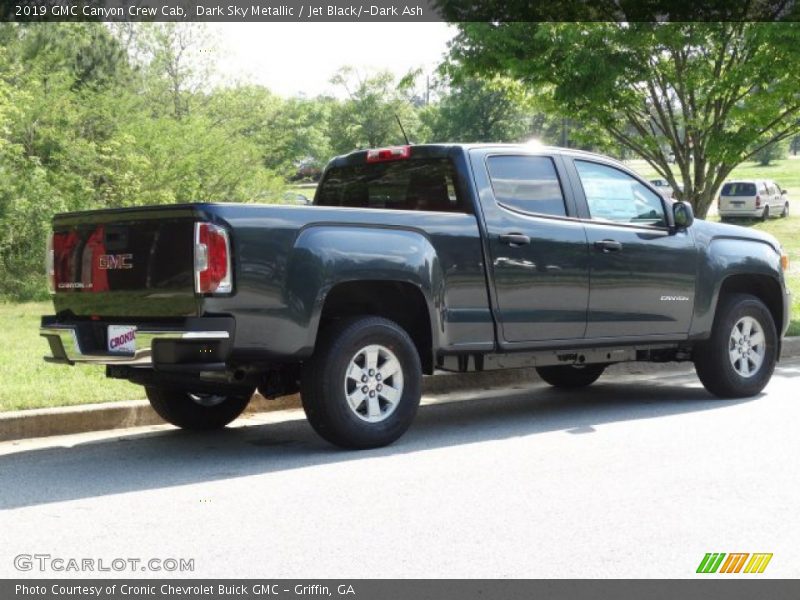Dark Sky Metallic / Jet Black/­Dark Ash 2019 GMC Canyon Crew Cab