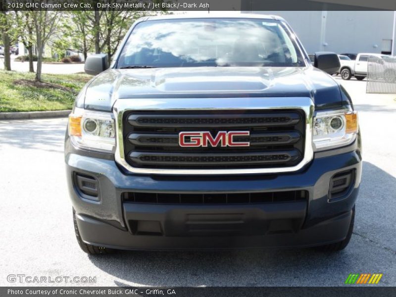 Dark Sky Metallic / Jet Black/­Dark Ash 2019 GMC Canyon Crew Cab