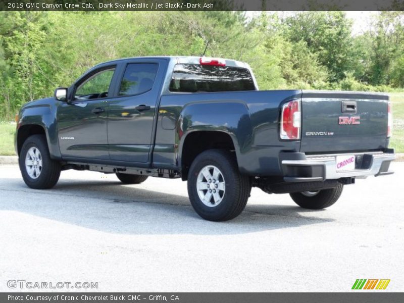 Dark Sky Metallic / Jet Black/­Dark Ash 2019 GMC Canyon Crew Cab