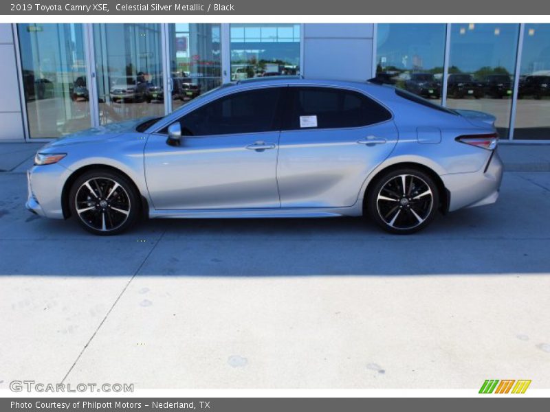 Celestial Silver Metallic / Black 2019 Toyota Camry XSE
