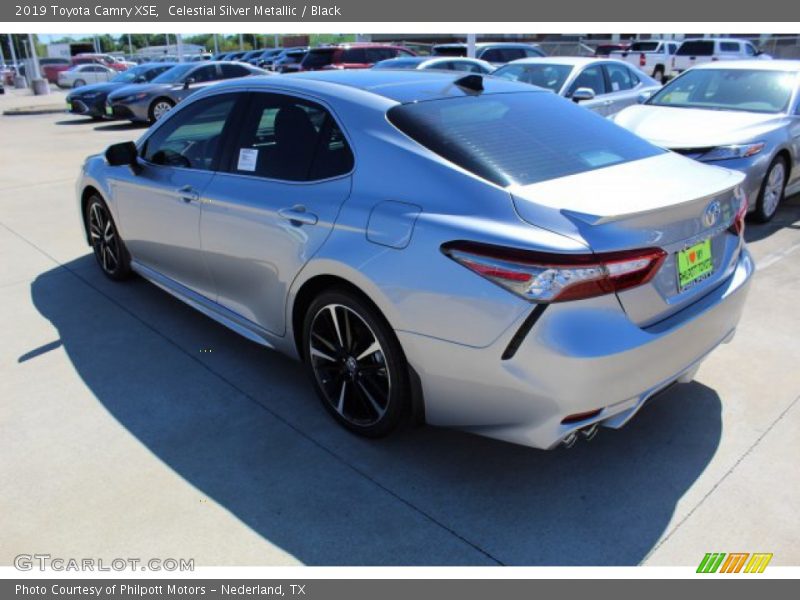 Celestial Silver Metallic / Black 2019 Toyota Camry XSE