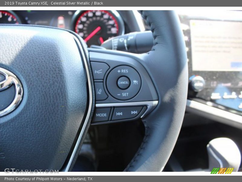 Celestial Silver Metallic / Black 2019 Toyota Camry XSE