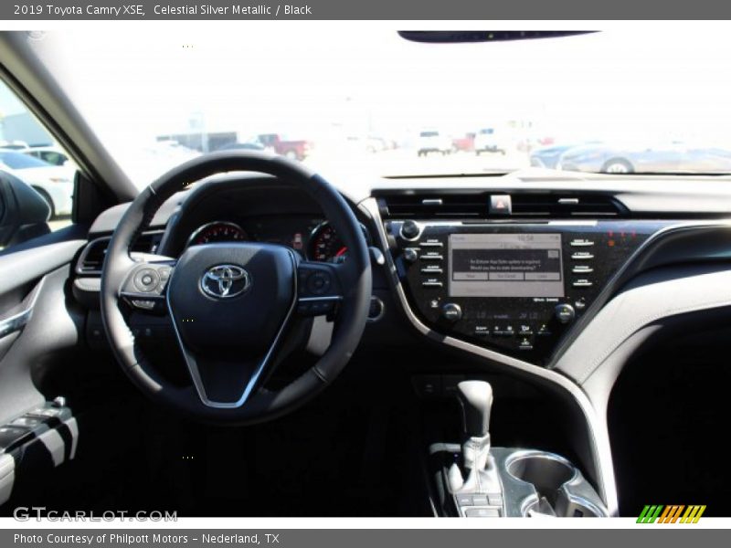 Celestial Silver Metallic / Black 2019 Toyota Camry XSE