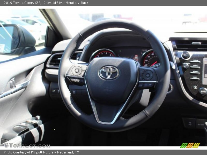 Celestial Silver Metallic / Black 2019 Toyota Camry XSE