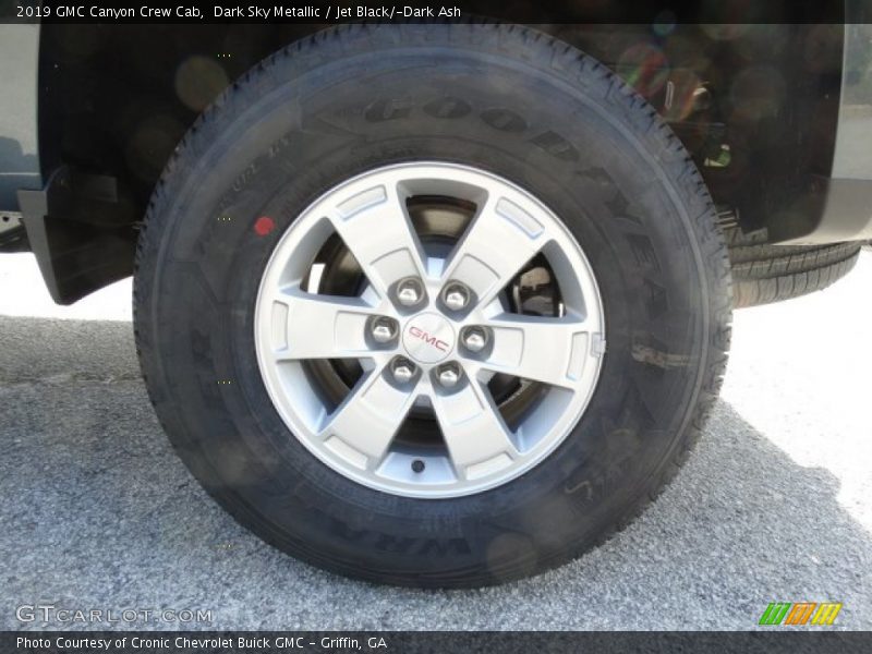 Dark Sky Metallic / Jet Black/­Dark Ash 2019 GMC Canyon Crew Cab