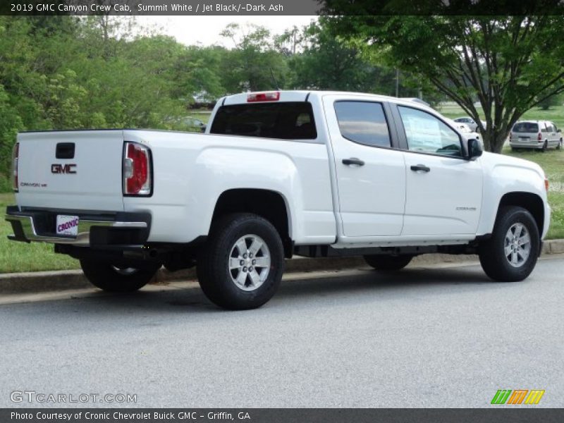 Summit White / Jet Black/­Dark Ash 2019 GMC Canyon Crew Cab