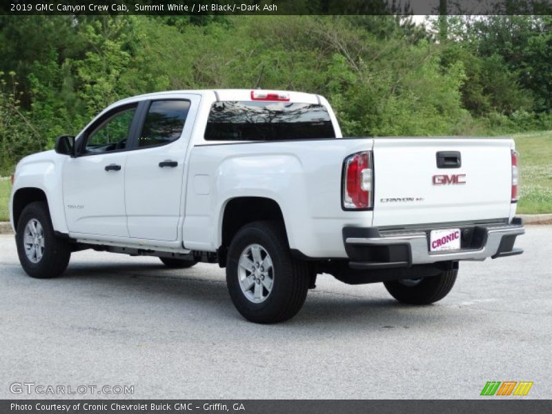 Summit White / Jet Black/­Dark Ash 2019 GMC Canyon Crew Cab