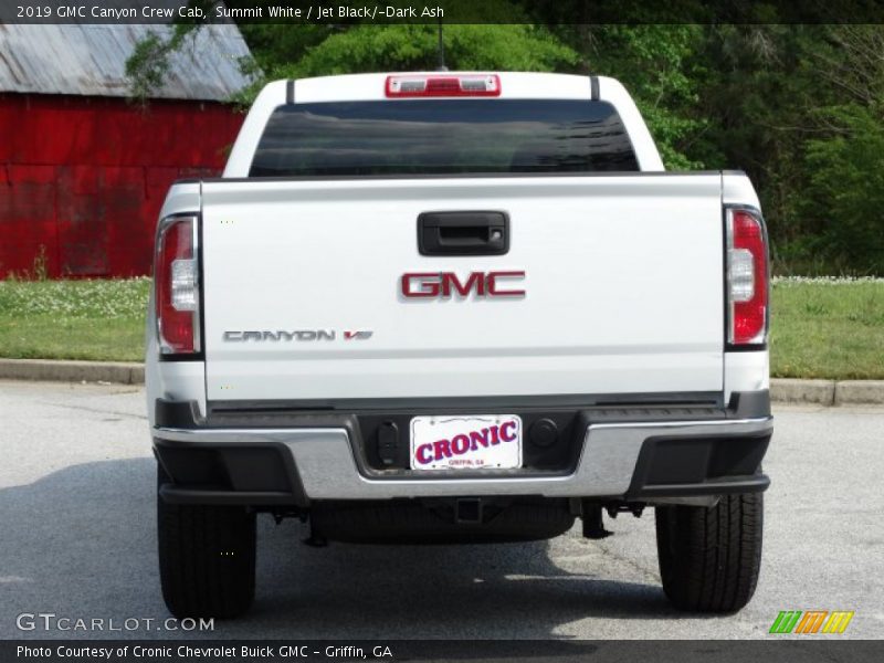 Summit White / Jet Black/­Dark Ash 2019 GMC Canyon Crew Cab