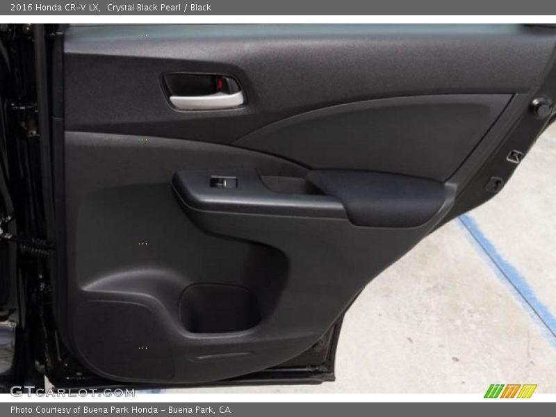 Crystal Black Pearl / Black 2016 Honda CR-V LX