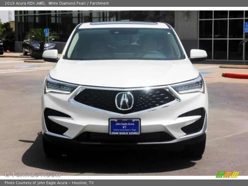 White Diamond Pearl / Parchment 2019 Acura RDX AWD