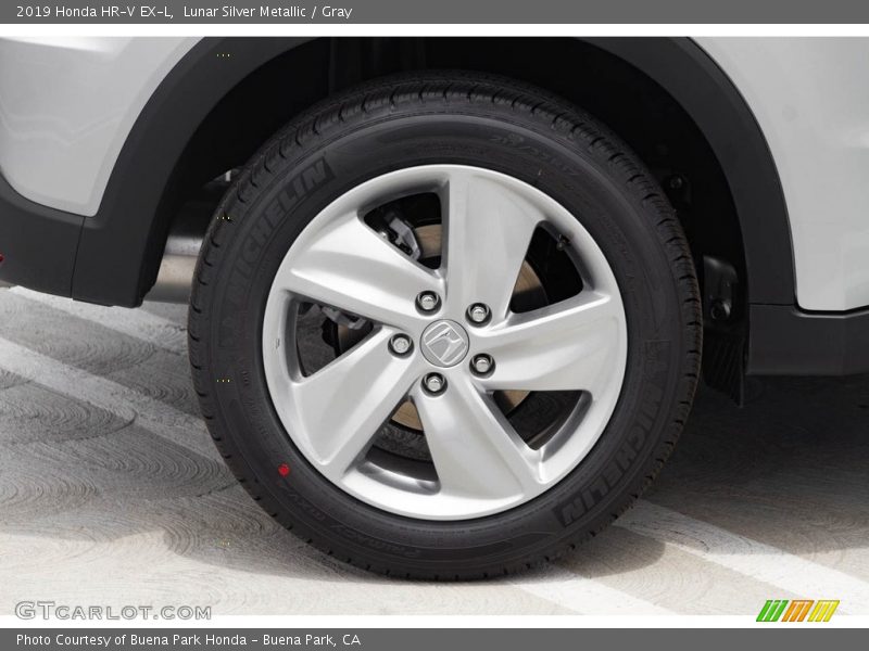 Lunar Silver Metallic / Gray 2019 Honda HR-V EX-L
