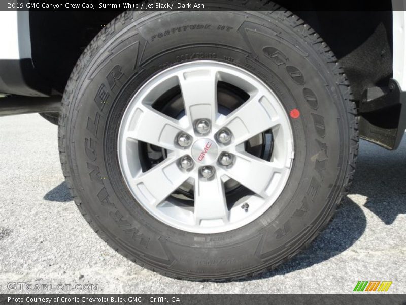 Summit White / Jet Black/­Dark Ash 2019 GMC Canyon Crew Cab