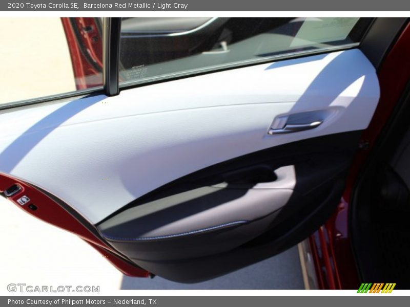 Barcelona Red Metallic / Light Gray 2020 Toyota Corolla SE
