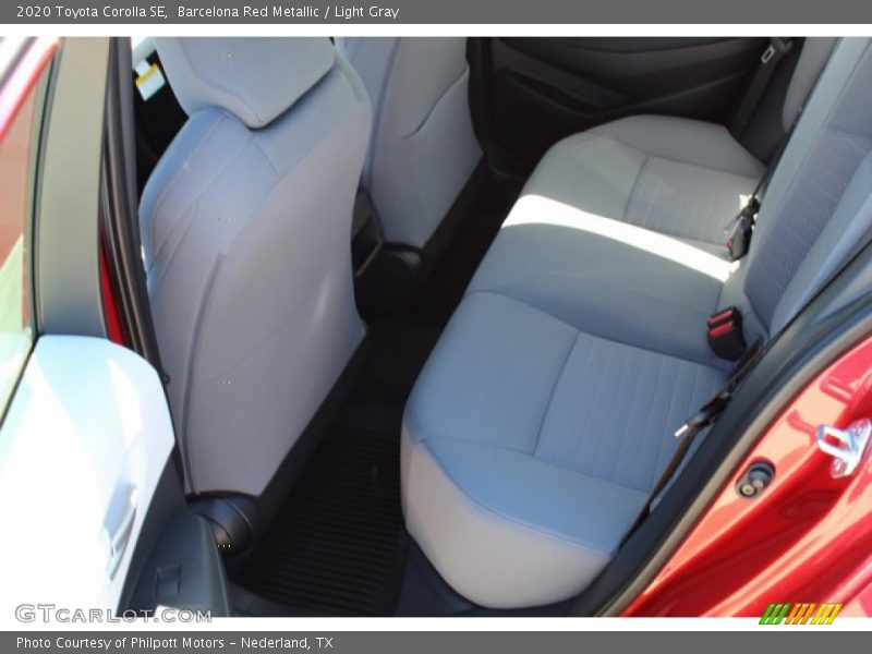 Barcelona Red Metallic / Light Gray 2020 Toyota Corolla SE