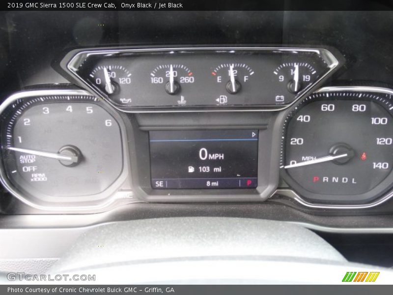 2019 Sierra 1500 SLE Crew Cab SLE Crew Cab Gauges