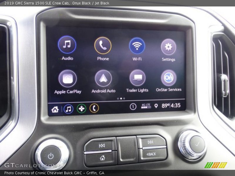 Onyx Black / Jet Black 2019 GMC Sierra 1500 SLE Crew Cab