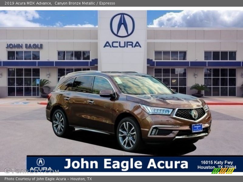 Canyon Bronze Metallic / Espresso 2019 Acura MDX Advance