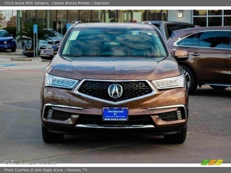 Canyon Bronze Metallic / Espresso 2019 Acura MDX Advance