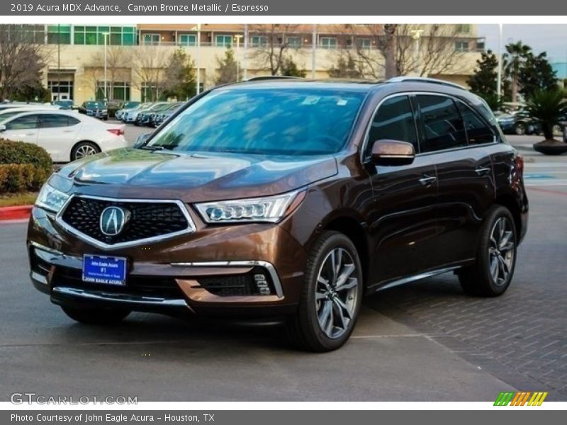 Canyon Bronze Metallic / Espresso 2019 Acura MDX Advance