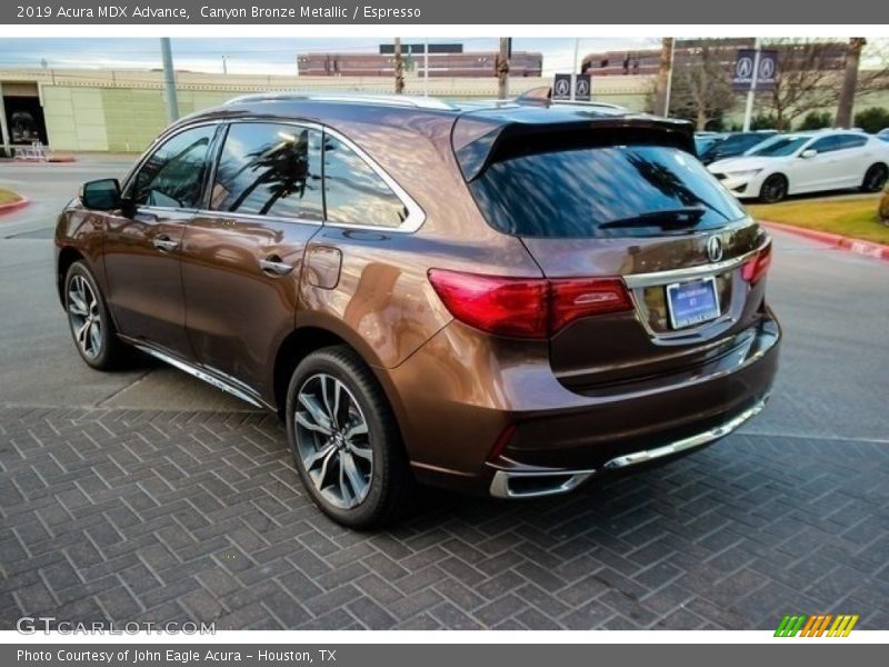 Canyon Bronze Metallic / Espresso 2019 Acura MDX Advance