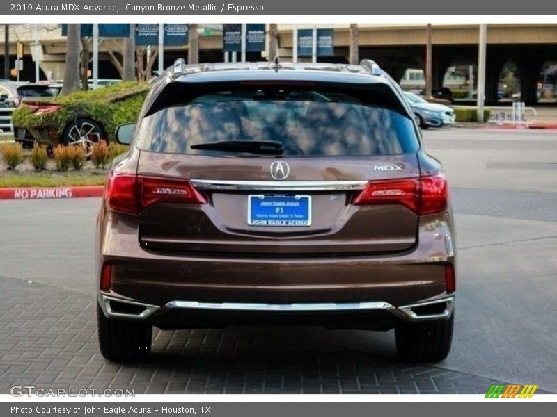Canyon Bronze Metallic / Espresso 2019 Acura MDX Advance