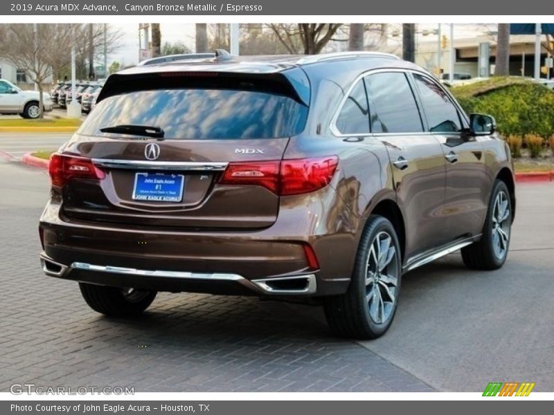 Canyon Bronze Metallic / Espresso 2019 Acura MDX Advance