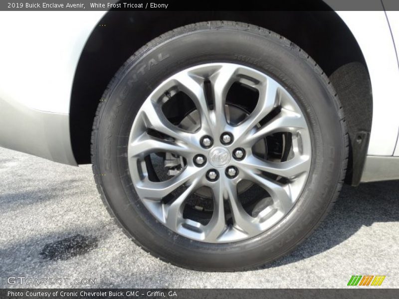 White Frost Tricoat / Ebony 2019 Buick Enclave Avenir