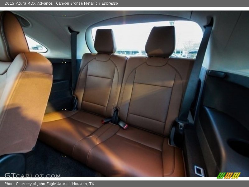 Rear Seat of 2019 MDX Advance
