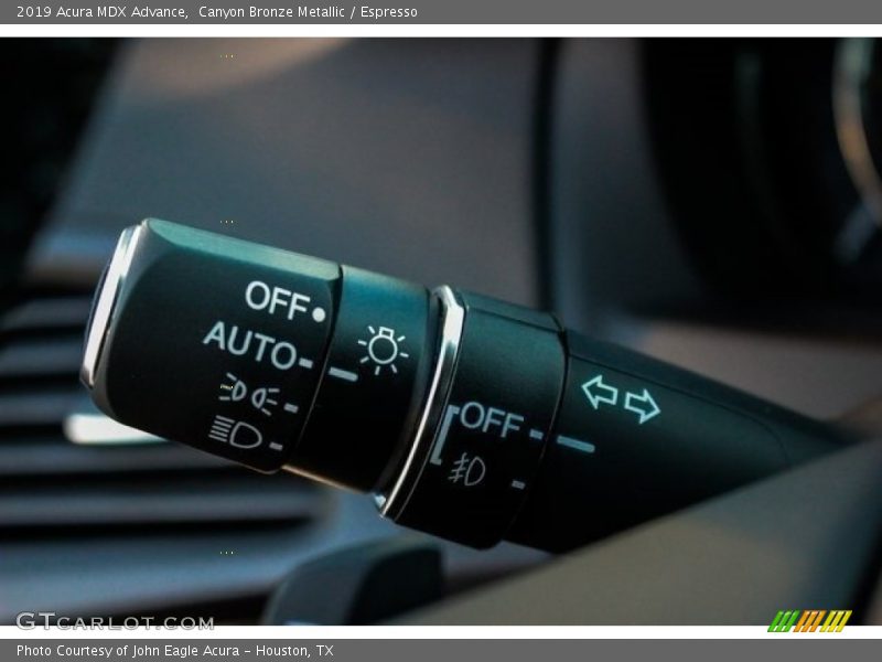 Controls of 2019 MDX Advance