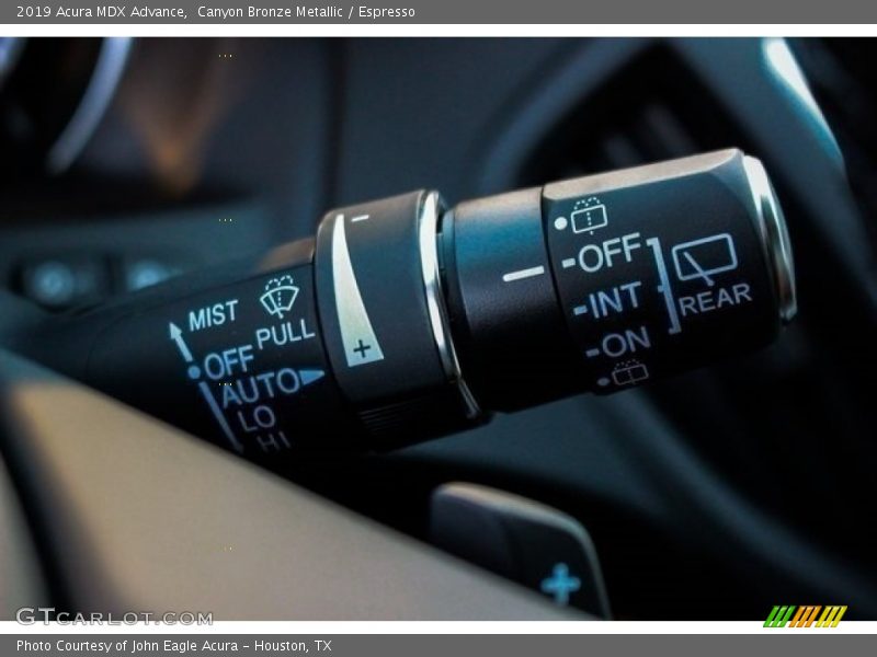 Controls of 2019 MDX Advance
