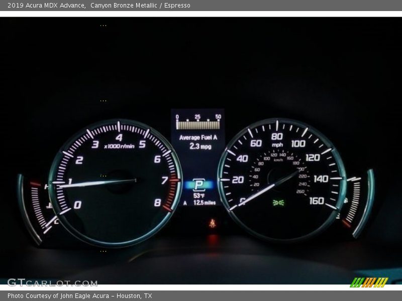  2019 MDX Advance Advance Gauges