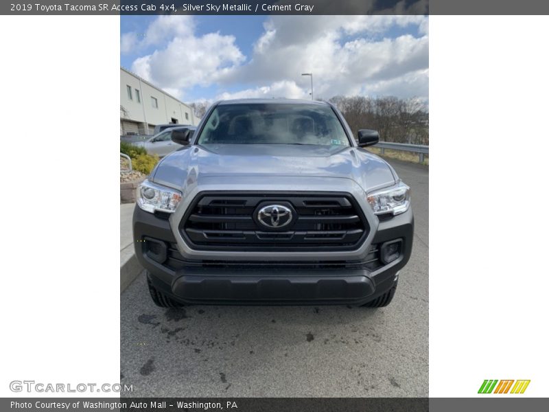 Silver Sky Metallic / Cement Gray 2019 Toyota Tacoma SR Access Cab 4x4