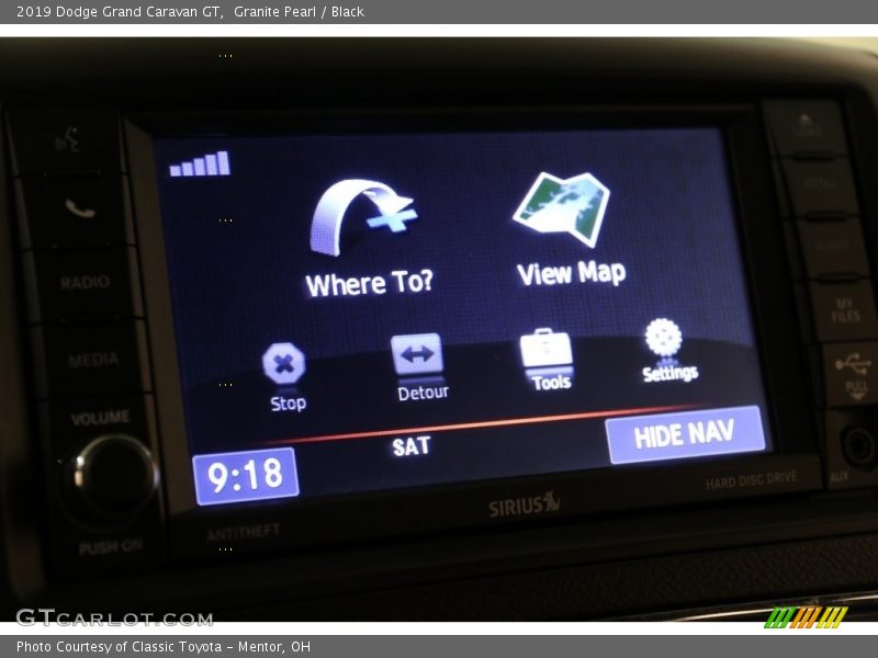 Granite Pearl / Black 2019 Dodge Grand Caravan GT