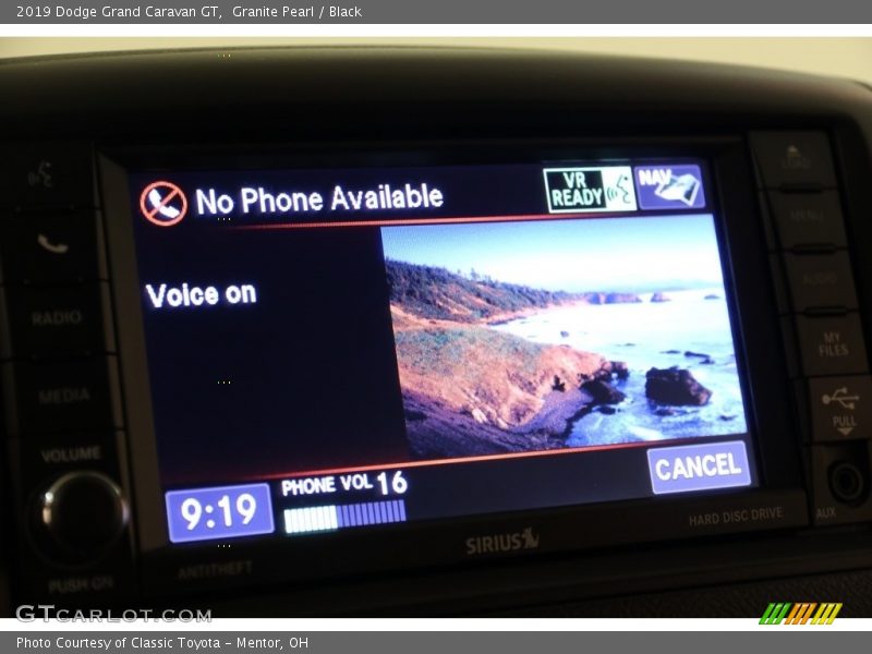 Granite Pearl / Black 2019 Dodge Grand Caravan GT