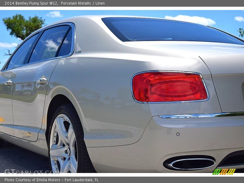 Porcelain Metallic / Linen 2014 Bentley Flying Spur W12