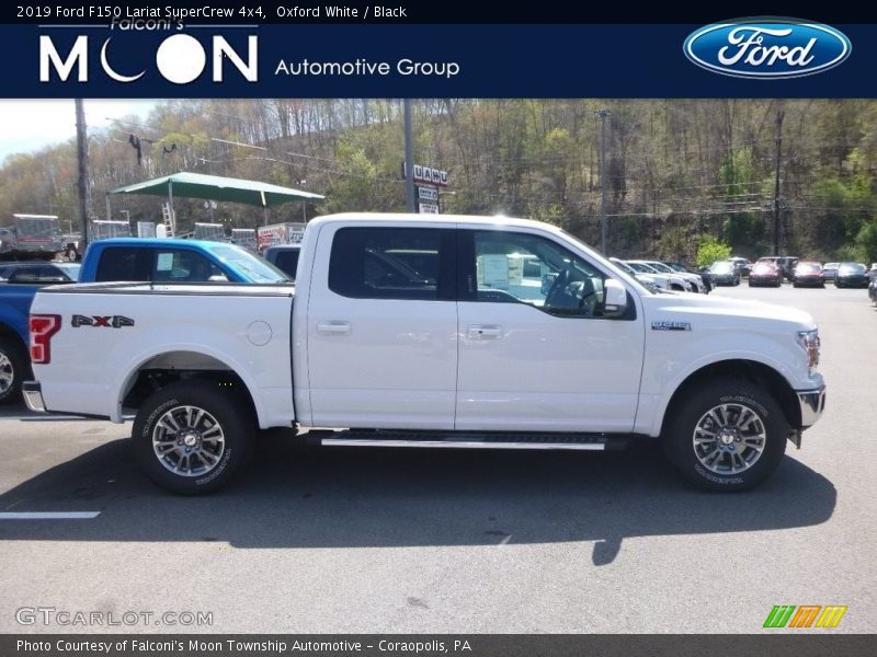 Oxford White / Black 2019 Ford F150 Lariat SuperCrew 4x4