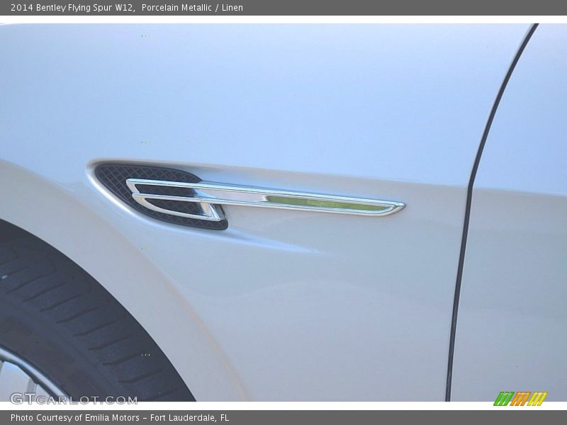 Porcelain Metallic / Linen 2014 Bentley Flying Spur W12