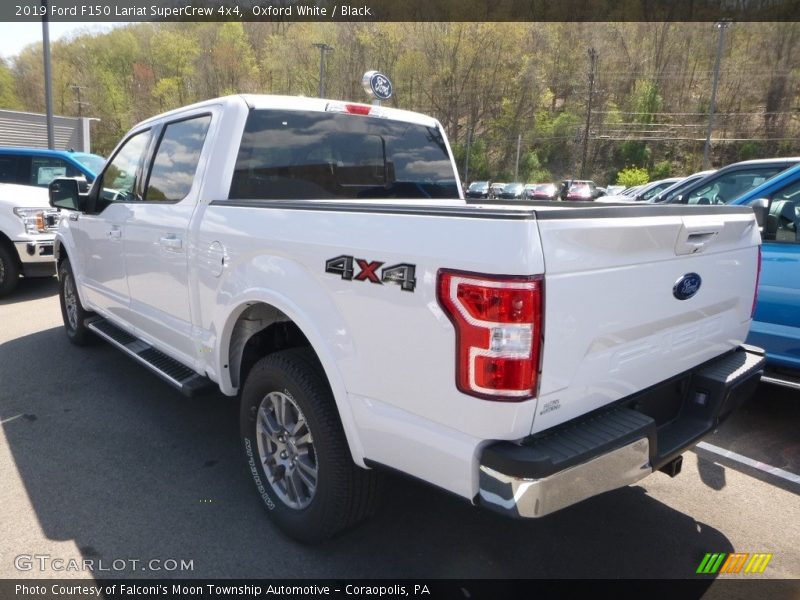 Oxford White / Black 2019 Ford F150 Lariat SuperCrew 4x4