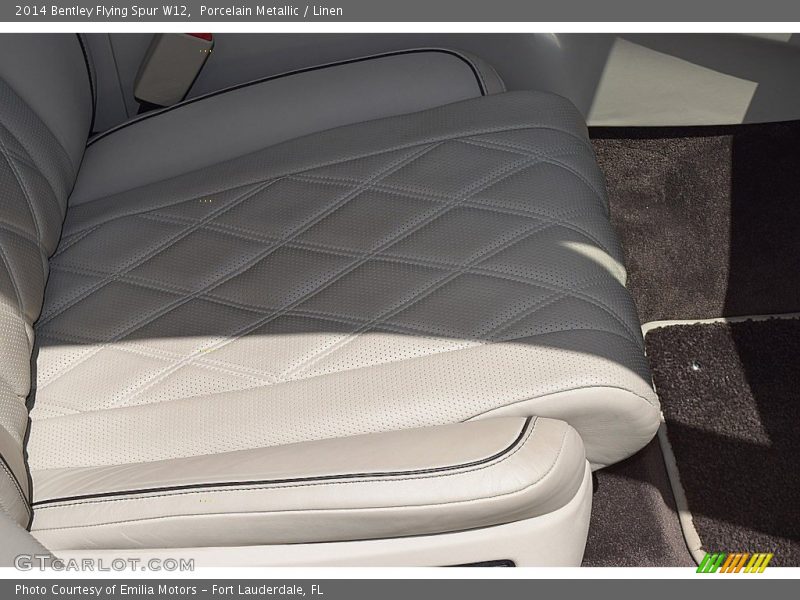 Porcelain Metallic / Linen 2014 Bentley Flying Spur W12